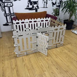 PLAYPEN für Kaninchen & Meerschweinchen – 40x60 cm – Leichtes Gehege für Kleintiere – Tragbar & Erweiterbar – Spielbereich für drinnen & draußen