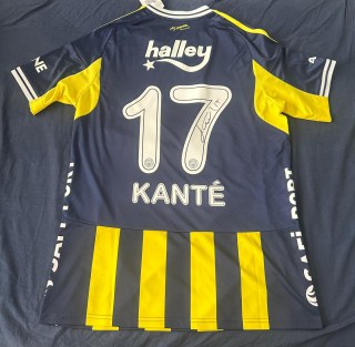 Fußballtrikot von Fenerbahce KANTE mit Originalunterschrift Für Fanatiker