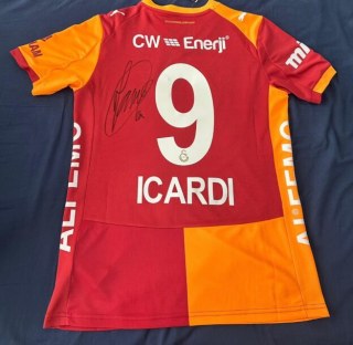 Icardi Fußballtrikot von Galatasaray mit Originalunterschrift Für Fanatiker
