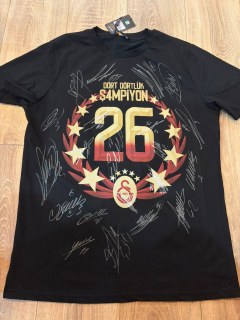 Fußballtrikot Galatasaray Meisterschaft Trikot Originalunterschrift Für Fanatiker