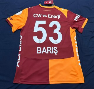 Fußballtrikot von Galatasaray Barıs Alper mit Originalunterschrift Für Fanatiker