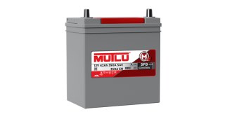 Mutlu Premium Autobatterie 12V 42Ah 350A SFB Starterbatterie Japan-Typ – 196x134x222 mm, Dünnpol, Polanordnung 0 (Pluspol Rechts), B0, Wartungsfrei