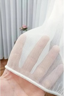 Seiden-Soft Bambu Shantung Gardine - Schwerer Voile - 1:3 Faltenwurf - Maßanfertigung