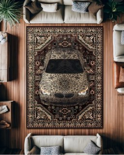 Premium Velours Teppich – M5 E60 X M/Brown Desing Waschbar Rutschfest