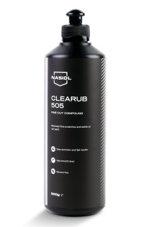 Nasiol CleaRub 505 – Premium Fine Cut Politur  Professionelle Feinschleif-Politur für intensiven Hochglanz & makelloses Finish