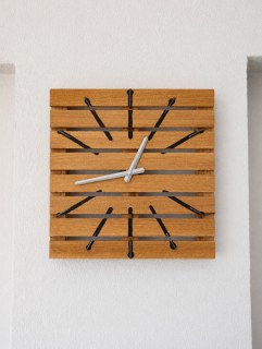 Linea Wood Ahşap Saat - görsel 2