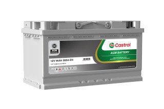 Castrol 12V 95Ah AGM Araç Aküsü 900A Start Stop Bakım Gerektirmeyen Marş Aküsü